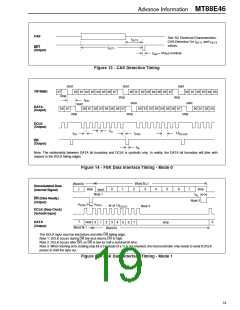 浏览型号MT88E46的Datasheet PDF文件第19页