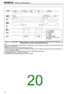 浏览型号MT88E46的Datasheet PDF文件第20页