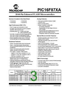 浏览型号PIC16F873A-I/SO的Datasheet PDF文件第3页