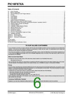 浏览型号PIC16F873A-I/SO的Datasheet PDF文件第6页