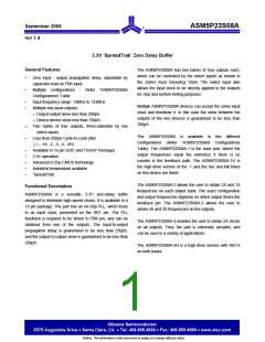 浏览型号ASM5I23S08AG-1-16-ST的Datasheet PDF文件第1页
