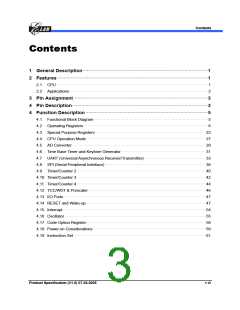 浏览型号EM78P809NP的Datasheet PDF文件第3页