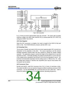 浏览型号EM78P809NP的Datasheet PDF文件第34页