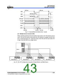 浏览型号EM78P809NP的Datasheet PDF文件第43页