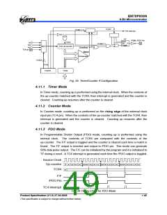 浏览型号EM78P809NP的Datasheet PDF文件第49页