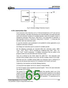浏览型号EM78P809NP的Datasheet PDF文件第65页