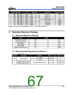 浏览型号EM78P809NP的Datasheet PDF文件第67页