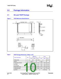 浏览型号JS28F128P30T85的Datasheet PDF文件第10页