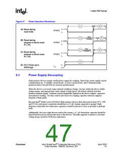 浏览型号JS28F128P30T85的Datasheet PDF文件第47页