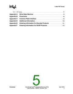 浏览型号JS28F128P30T85的Datasheet PDF文件第5页