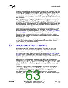 浏览型号JS28F128P30T85的Datasheet PDF文件第63页
