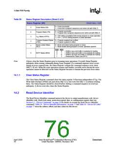 浏览型号JS28F128P30T85的Datasheet PDF文件第76页