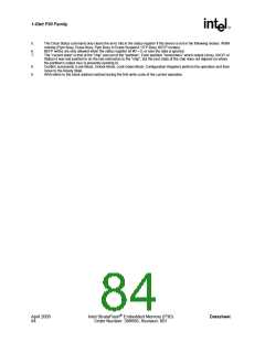 浏览型号JS28F128P30T85的Datasheet PDF文件第84页