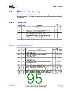 浏览型号JS28F128P30T85的Datasheet PDF文件第95页