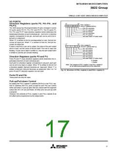 浏览型号M38226E8DFP的Datasheet PDF文件第17页
