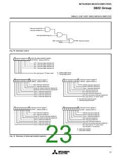 浏览型号M38226E8DFP的Datasheet PDF文件第23页
