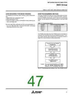 浏览型号M38226E8DFP的Datasheet PDF文件第47页