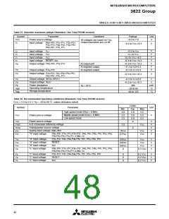 浏览型号M38226E8DFP的Datasheet PDF文件第48页