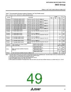 浏览型号M38226E8DFP的Datasheet PDF文件第49页