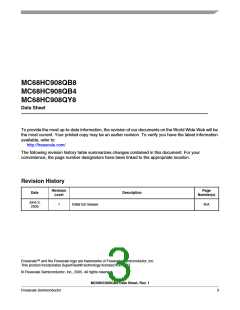 浏览型号MC908QY8的Datasheet PDF文件第3页