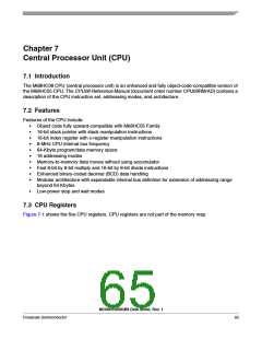 浏览型号MC908QY8的Datasheet PDF文件第65页