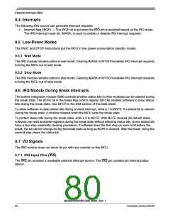 浏览型号MC908QY8的Datasheet PDF文件第80页