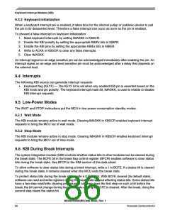 浏览型号MC908QY8的Datasheet PDF文件第86页