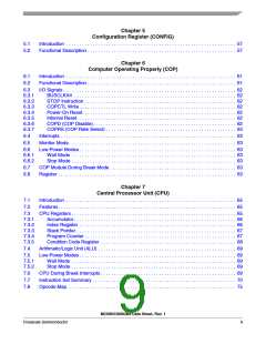 浏览型号MC908QY8的Datasheet PDF文件第9页