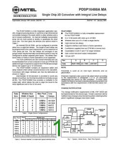 浏览型号PDSP16488AMA的Datasheet PDF文件第1页