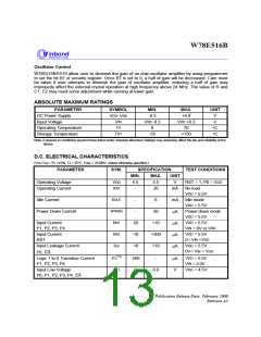 浏览型号W78E516BP-24的Datasheet PDF文件第13页