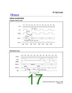 浏览型号W78E516BP-24的Datasheet PDF文件第17页