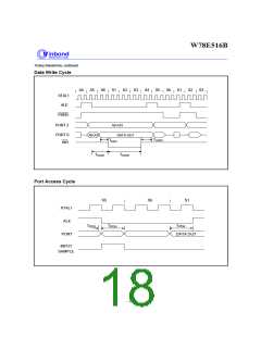 浏览型号W78E516BP-24的Datasheet PDF文件第18页