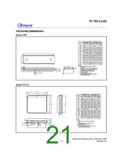 浏览型号W78E516BP-24的Datasheet PDF文件第21页