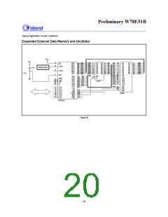 浏览型号W78E51B-40的Datasheet PDF文件第20页