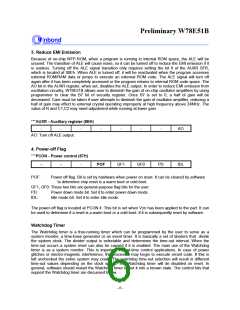 浏览型号W78E51B-40的Datasheet PDF文件第6页
