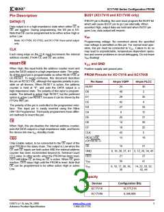 浏览型号XC17V08VQ44C的Datasheet PDF文件第3页
