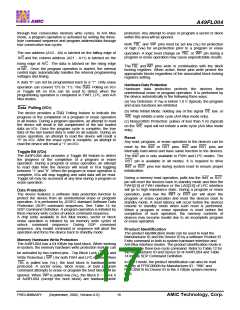 浏览型号A49FL004TX-33CF的Datasheet PDF文件第17页