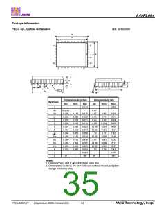 浏览型号A49FL004TX-33CF的Datasheet PDF文件第35页