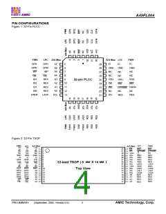 浏览型号A49FL004TX-33CF的Datasheet PDF文件第4页