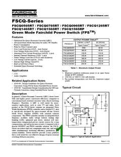 浏览型号FSCQ0565RT的Datasheet PDF文件第1页