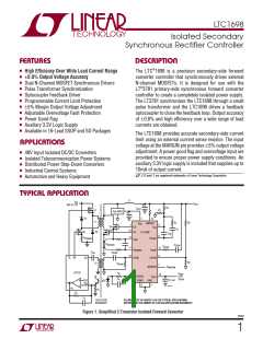 浏览型号LTC1698IGN的Datasheet PDF文件第1页