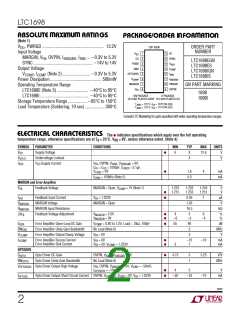 浏览型号LTC1698IGN的Datasheet PDF文件第2页