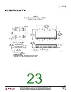 浏览型号LTC1698IGN的Datasheet PDF文件第23页