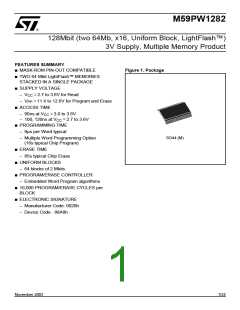 浏览型号M59PW1282-120M1T的Datasheet PDF文件第1页