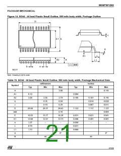 浏览型号M59PW1282-120M1T的Datasheet PDF文件第21页