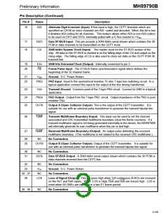 浏览型号MH89790BS的Datasheet PDF文件第3页