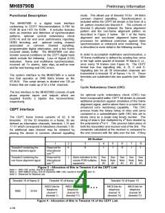 浏览型号MH89790BS的Datasheet PDF文件第4页