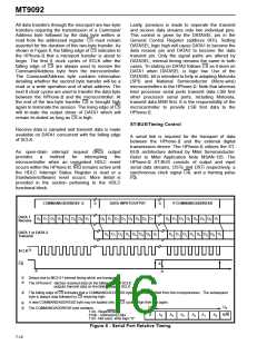 浏览型号MT9092的Datasheet PDF文件第16页