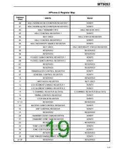 浏览型号MT9092的Datasheet PDF文件第19页