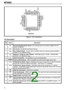 浏览型号MT9092的Datasheet PDF文件第2页